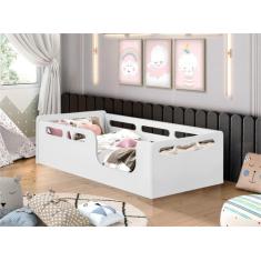 Imagem de Cama de Criança Design Montessoriana Solteiro Branca - Potente
