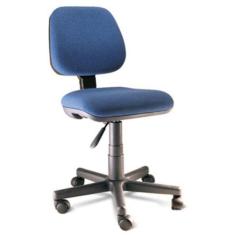 Imagem de Cadeira Secretária Com Braços Linha Safira Azul - Design Office