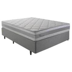 Imagem de Cama Box Casal Molas Ensacadas Herval Alba, 65x138x188 cm