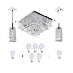 Imagem de Kit 2 Pendentes Clearcrillic + Dreamcrillic com Lâmpada 3000