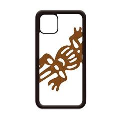 Imagem de Capa Mexico Totems Gecko Lagarto Civilização Antiga para iPhone 12 Pro Max para Apple Mini Mobile Case