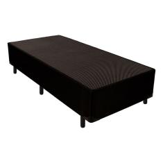 Imagem de Cama Box Base Solteiro Universal Tecido Black 88X188x24 Luckspuma