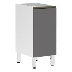 Imagem de Balcão de Cozinha sem Tampo 35cm 1 Porta Pérola Luciane Móveis