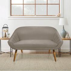 Imagem de Namoradeira Suede Marrom Castanho