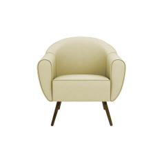 Imagem de Poltrona Decorativa Sacha Corano Claro - Gran Belo