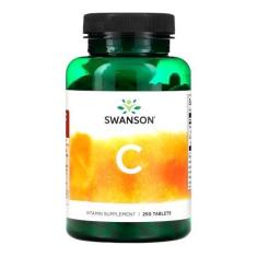 Imagem de Vitamina C tamponada 500 mg Swanson 250 Tabs Importado