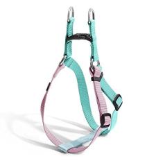 Imagem de Peitoral Triple Step Verde e Rosa Tam. M Mimo - PP269