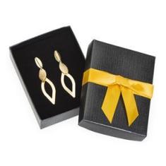 Imagem de Kit 2 Pares Brincos Banhado Ouro 18k Feminino Ibiza Grande