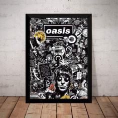 Imagem de Quadro Decorativo Banda Oasis Rock Arte