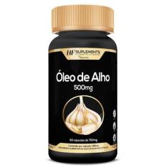 Imagem de Oleo De Alho Premium 500Mg 60Caps Hf Suplements