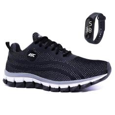 Imagem de Tenis Feminino Para Caminhada Academia ASC Conforto Com Relógio-Feminino