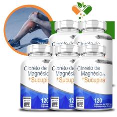 Imagem de Kit Cloreto De Magnésio Composto 5X120 Cápsulas