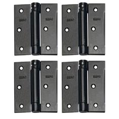 Imagem de 04 Dobradiça Com Mola Fechamento Automático Suave Fechamatic Preta