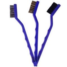 Imagem de Kit 3 Escovas Para Detalhamento Automotivo Vonixx