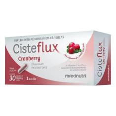 Imagem de Cisteflux Cranberry Com Vitamina C E Zinco 30 Cápsulas Maxinutri