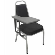 Imagem de Cadeira Universitária Empilhável Linha Hotel Plus Cinza