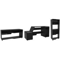 Imagem de Mesa Gamer Xt Racer Space One + Rack Para Tv Até - 60 Max Air + Estant