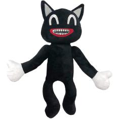 Imagem de 10 polegadas SCP pelúcia brinquedo, desenhos animados gato preto pelúcia brinquedo recheado s s