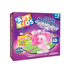 Imagem de Kit De Massinhas Baby Poney Com Moldes 3D - Acrilex