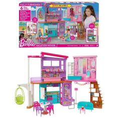 Imagem de Boneca Barbie Nova Casa Malibu - Casa de Férias - 115CM de Comprimento - Dreamhouse - HCD50 - Mattel