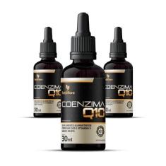 Imagem de 3x Coenzima Q10 100mg Por Porção em Gotas 30ml Tuttiflora