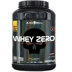 Imagem de Whey Zero - Whey Protein Isolado - Com Enzima Lactase - (900G) - Black Skull