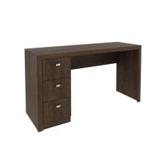 Imagem de Mesa Reta para Escritório com 3 Gavetas ME4102 Rústico Tecnomobili