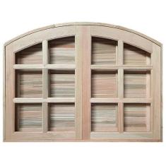 Imagem de Janela de Abrir / Abrir em Arco de Madeira Padrão Cedro Batentes de 14