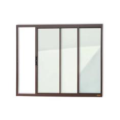 Imagem de Janela Confort 2 Folhas Vidro Liso 100cm x 100cm Brimak