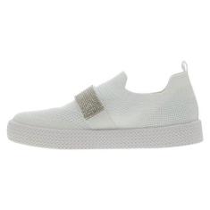 Imagem de Tênis Feminino Slip On Branco Strass Multicolor Beira Rio 4280.133