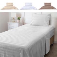 Imagem de Jogo de Cama Solteiro 3 Peças Percal 300 Fios 100% Algodão - Fendi