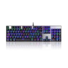 Imagem de Teclado Mecânico Gamer Motospeed Outemu Switch Vermelho rgb ABNT2 Preto - CK104BLACK