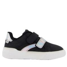 Imagem de Tênis Klin Sky Holográfico Infantil Preto e Prata