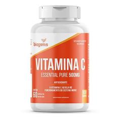 Imagem de Vitamina C Essential Pure 500mg, 60 Cápsulas, Biogens, Full