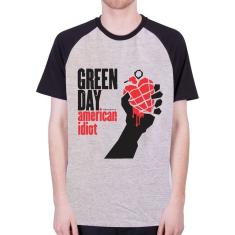 Imagem de Camiseta Raglan Bandas Rock - Green Day - 100% Algodão
