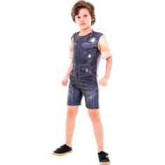 Imagem de Fantasia Thor Infantil Curta Vingadores Guerra Infinita 2018 - Global 