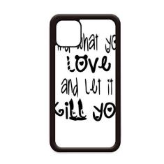 Imagem de Capa com design de palavras inglesas Love and Kill para iPhone 11 Pro Max para Apple Mobile Case Shell