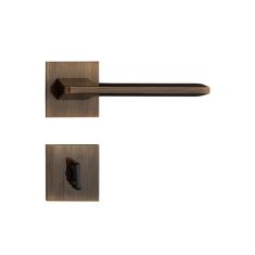Imagem de Fechadura Sara em Zamac Bronze Oxidado para Banheiro