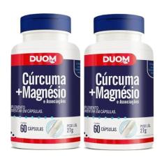 Imagem de Cúrcuma + Magnésio 60cps Duom | Kit 2 Frascos