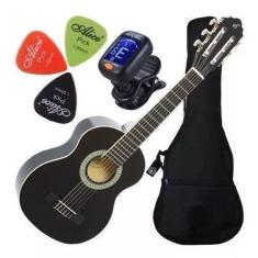 Imagem de Kit Violão Infantil Nylon + Capa + Palhetas + Afinador Gwnxr