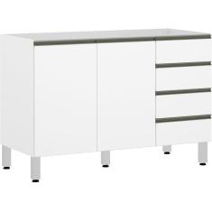 Imagem de Balcão De Pia Sem Tamp 120cm Branco