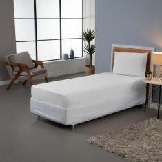 Imagem de Jogo De Lençol Dia A Dia Liso Solteiro Percal 140 Fios 2 Peças Algodão