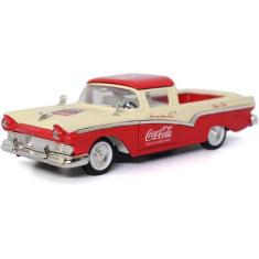 Imagem de Miniatura 1/43 1957 Ford Ranchero Coca Cola Motor City, Vermelho