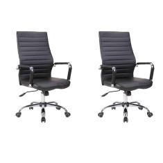 Imagem de Conjunto Com 2 Cadeiras De Escritório Diretor Cleaner 