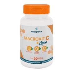 Imagem de Macrovit C + Zinco 1G 60 Cápsulas - Macrophytus