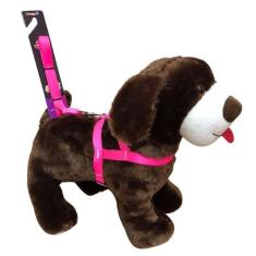 Imagem de Coleira de seda neon para cachorro 15mm rosa nº 3 - Nicapet