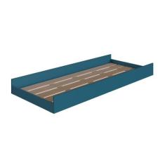 Imagem de Cama Auxiliar Azul Secreto Completa Móveis