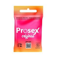 Imagem de Preservativo Prosex Original Lubrificado 3 Unidades