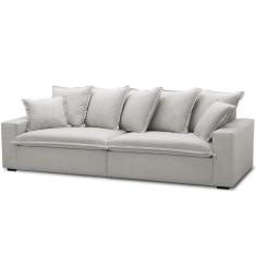 Imagem de Sofá 2 Lugares Para Sala De Estar Living 200cm Arbane L06 Linho Mescla - Lyam Decor