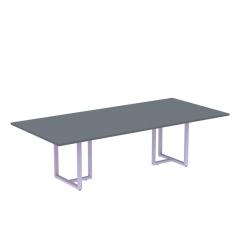 Imagem de Mesa Reunião 2600x1200mm Mr2600p25tub Grafito/Lilas